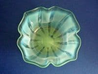 Lovely James Powell Opalescent Vaseline Glass Bowl c1890 (Sold)
