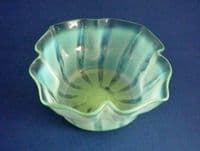 Lovely James Powell Opalescent Vaseline Glass Bowl c1890 (Sold)
