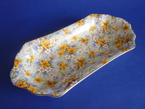 Lovely Royal Winton 'Richmond' Chintz Sandwich Tray c1936 (Sold)