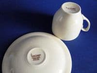 Lovely Susie Cooper Crown Works Pottery 'Patricia Rose' Coffee Cup and Saucer c1940