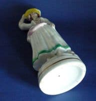 Lovely Victorian Staffordshire Pottery Figure 'Laundry Girl' c1870