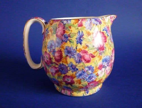 Lovely Vintage Grimwades Royal Winton 'Royalty' Chintz Globe Jug c1938