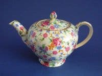 Lovely Vintage Royal Winton 'Old Cottage Chintz' Alban Teapot c1945 (Sold)