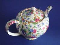 Lovely Vintage Royal Winton 'Old Cottage Chintz' Alban Teapot c1945 (Sold)
