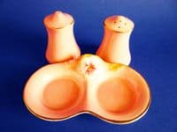 Lovely Vintage Royal Winton Pink 'Petunia' Cruet Set c1945