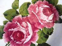 Lovely Wemyss Ware 'Cabbage Roses' Gordon Dessert Plate c1920 (Sold)