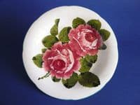 Lovely Wemyss Ware 'Cabbage Roses' Gordon Dessert Plate c1920 (Sold)