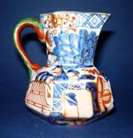 Mason's Patent Ironstone China 'Peony' Japan Pattern Hydra Jug c1870