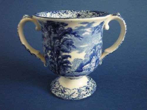 Mason's Patent Ironstone China 'Woodland' Loving Cup c1880