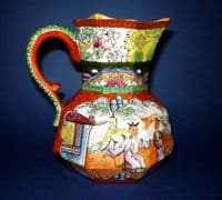 Mason's Patent Ironstone Chinoiserie 'Conversation' Hydra Jug c1835