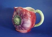 Medium Shorter & Son 'Anemone' Jug c1935