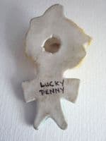 Miniature 'Lucky Penny' Lady Wall Mask c1935