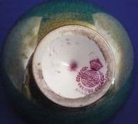 Miniature Minton Blue Lustre Comport c1920