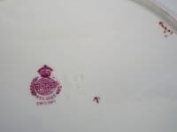 Minton Hand Painted Floral Cabinet Plate by B Smith c1915