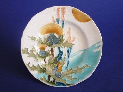 Minton Secessionist Ware 'Thistles' Plate c1904 (Sold)