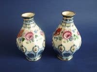 Pair of Keeling and Co 'Clifford' Losol Ware Vases c1910