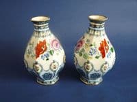 Pair of Keeling and Co 'Clifford' Losol Ware Vases c1910