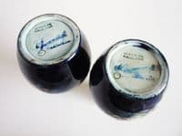 Pair of William Moorcroft 'Leaf and Berry' Miniature Vases c1928 (Sold)