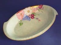 Pretty Gray's Pottery Art Deco Floral Dish c1935