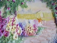 Pretty Grimwade's Royal Winton 'Trellis Rose Garden' Plate c1938 (Sold)