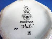 Pretty Royal Doulton 'Persian Anemone' Series Art Deco Octagon Jug c1920