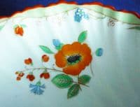 Quality Shelley Art Deco 'Orange Potentilla' Shell Dish c1939