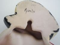 Rare 'Apache' Dance Couple Wall Plaque c1932