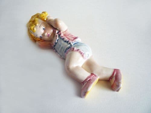 Rare Beswick 'Little Cherub' Model No.392 Wall Plaque c1936 (Sold)