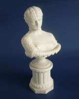 Rare Bevington Parian Ware Bust of 'Clytie' c1870