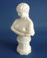 Rare Bevington Parian Ware Bust of 'Clytie' c1870