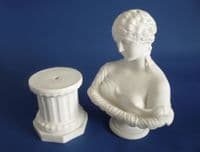 Rare Bevington Parian Ware Bust of 'Clytie' c1870