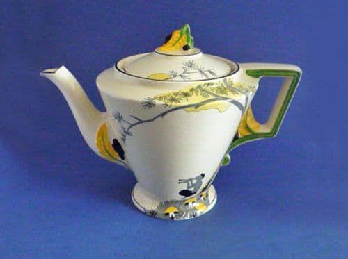 Rare Burleigh Ware 'Pan' Zenith Art Deco Teapot c1930 (Sold)