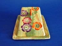 Rare Carlton Ware Embossed 'Anemone' Cheese Dish c1935 (Sold)