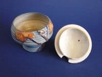 Rare Carlton Ware 'Night Oak' Preserve Pot c1935 (Sold)
