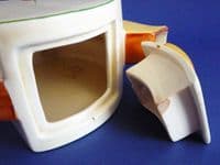 Rare Clarice Cliff Bizarre Autumn 'Crocus' Stamford Teapot c1932 (Sold)