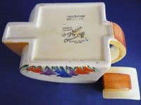 Rare Clarice Cliff Bizarre Autumn 'Crocus' Stamford Teapot c1932 (Sold)