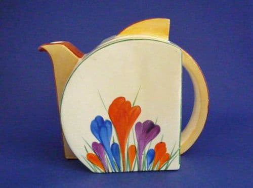 Rare Clarice Cliff Bizarre Autumn 'Crocus' Stamford Teapot c1932 (Sold)