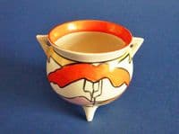 Rare Clarice Cliff Bizarre 'Mountain' Cauldron c1931 (Sold)