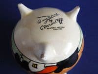 Rare Clarice Cliff Bizarre 'Mountain' Cauldron c1931 (Sold)