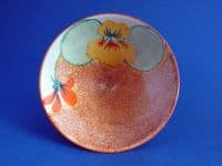Rare Clarice Cliff Bizarre 'Nasturtium' Conical Sugar Bowl c1933 (Sold)