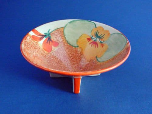 Rare Clarice Cliff Bizarre 'Nasturtium' Conical Sugar Bowl c1933 (Sold)