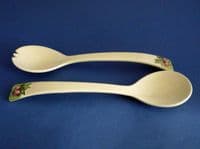 Rare Clarice Cliff 'Clematis' Salad Dish and Servers c1950