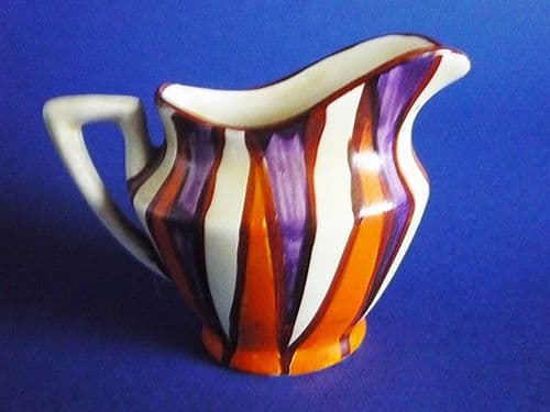 Rare Clarice Cliff Original Bizarre Geometric Cream Jug c1928 (Sold)