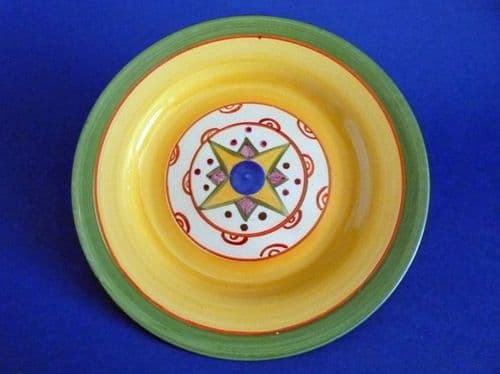 Rare Clarice Cliff Original Bizarre Geometric Plate c1927