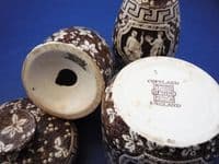 Rare Copeland Spode Brown 'Greek' Pattern Cruet c1910 (Sold)