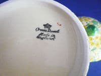 Rare Crown Ducal 'Primula' Chintz Biscuit Barrel c1930 (Sold)