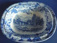 Rare Don Pottery 'Named Italian Views' Large Tureen and Cover c1820