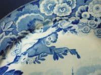 Rare Don Pottery 'Named Italian Views - Obelisk at Catania' Pearlware Dinner Plate c1820