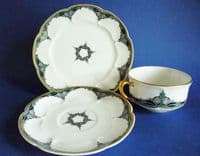 Rare Frank Haviland Limoges Porcelain 1925 Paris Exposition Art Deco Trio