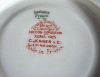 Rare Frank Haviland Limoges Porcelain 1925 Paris Exposition Art Deco Trio